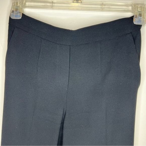 Babaton Black High Waisted Cropped Dress Pants, Size 4 - Picture 2 of 8